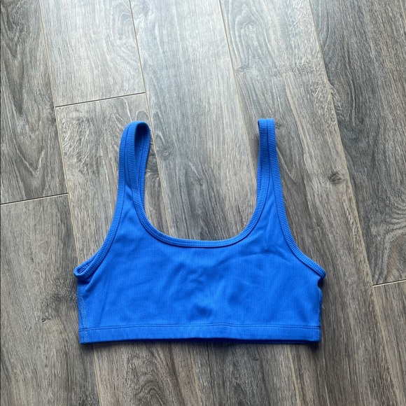 TNA Other - TNA Blue Ribbed Sports Bra